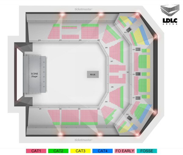 Calogero | Ldlc Arena Decines Charpieu le 17 janv. 2024 | Concert
