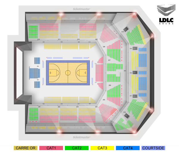 Ldlc Asvel / Panathinaikos - Ldlc Arena le 14 déc. 2023